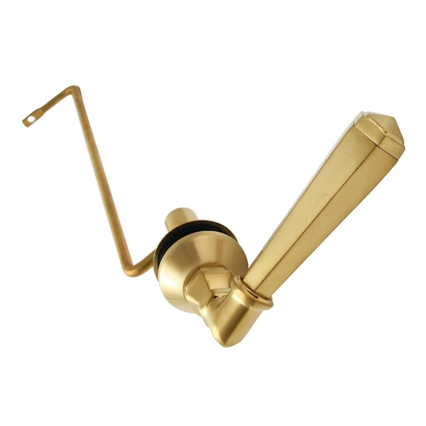 Kingston Brass Side Mount Toilet Tank Lever, Brushed Brass KTHLS7 - main